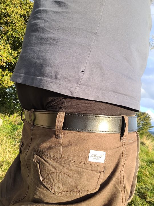 Me sagging in the evening
